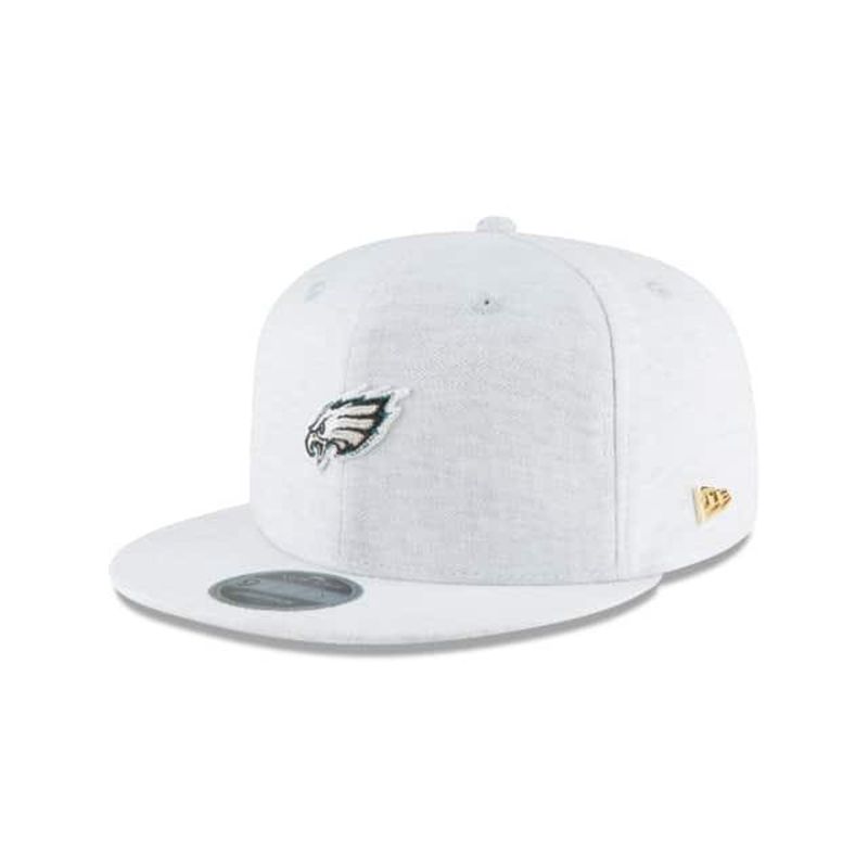 NFL Philadelphia Eagles Micro Stitch 9Fifty Snapback (WKK8293) - Grey New Era Caps